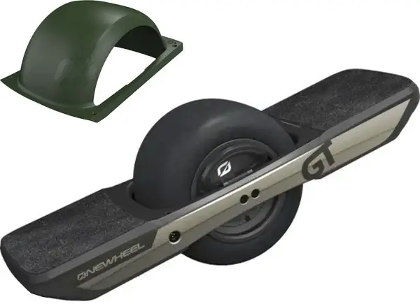 ONEWHEEL ONEWHEEL GT SLICK TIRE black incl. FENDER KIT dark olive