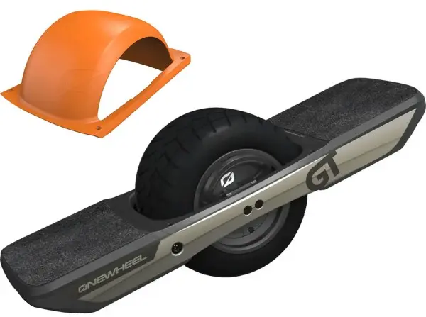 ONEWHEEL ONEWHEEL GT SLICK TIRE black incl. FENDER KIT fluorescent orange